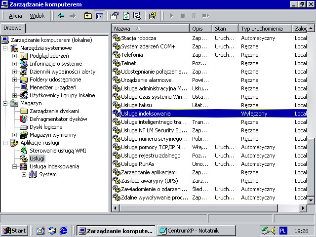 Wyszukiwanie w Windows 2000