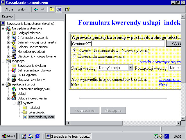 Wyszukiwanie w Windows 2000