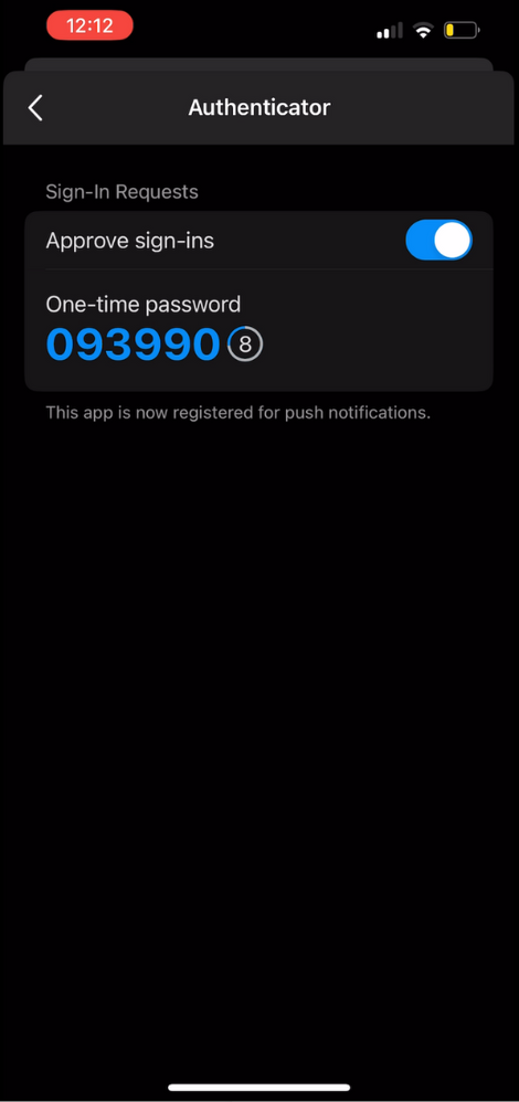 Authenticator Lite (in Outlook)