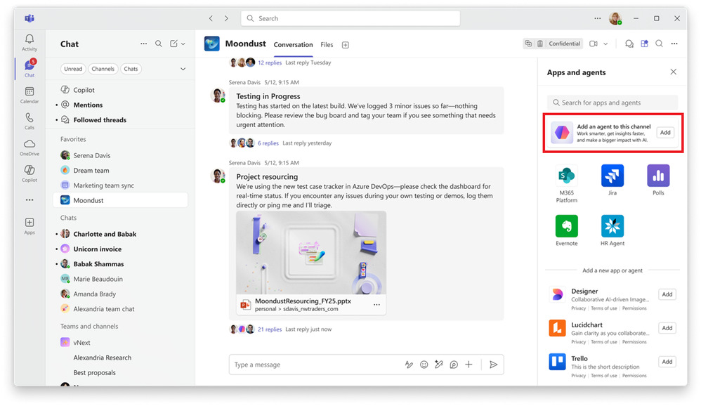 Agent kanału w Teams. Teraz zrobisz więcej z Copilotem