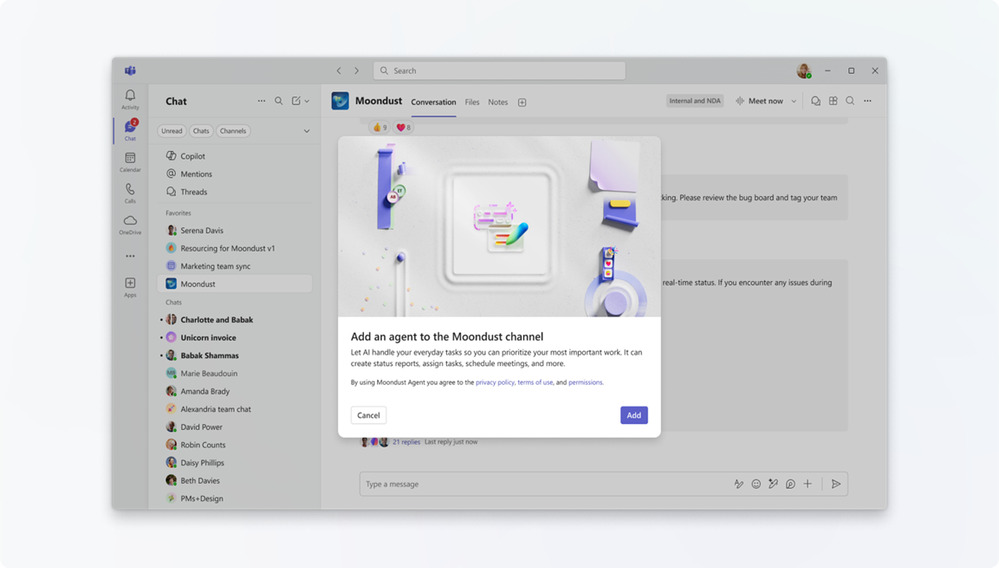 Agent kanału w Teams. Teraz zrobisz więcej z Copilotem