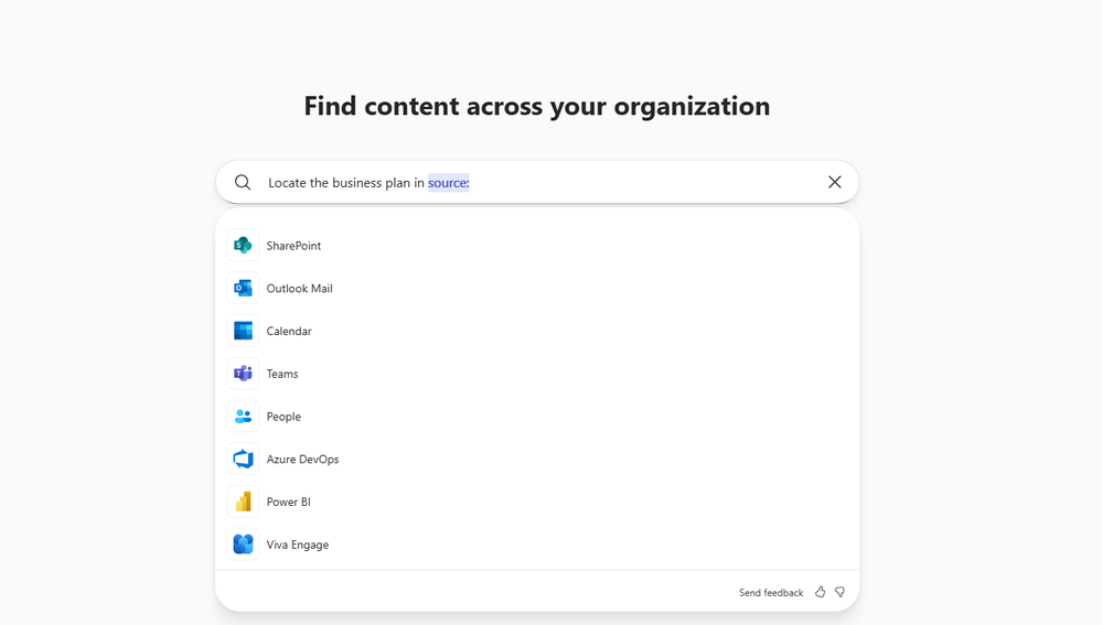 Filtry wyszukiwania oparte na źródłach danych