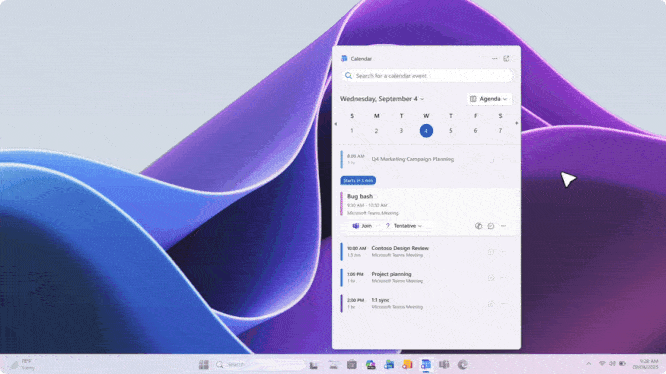 Pracuj sprytniej z Copilotem w aplikacjach Osoby, Pliki i Kalendarz