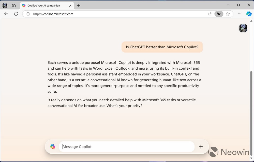 Microsoft Copilot z mocno odmienionym obliczem