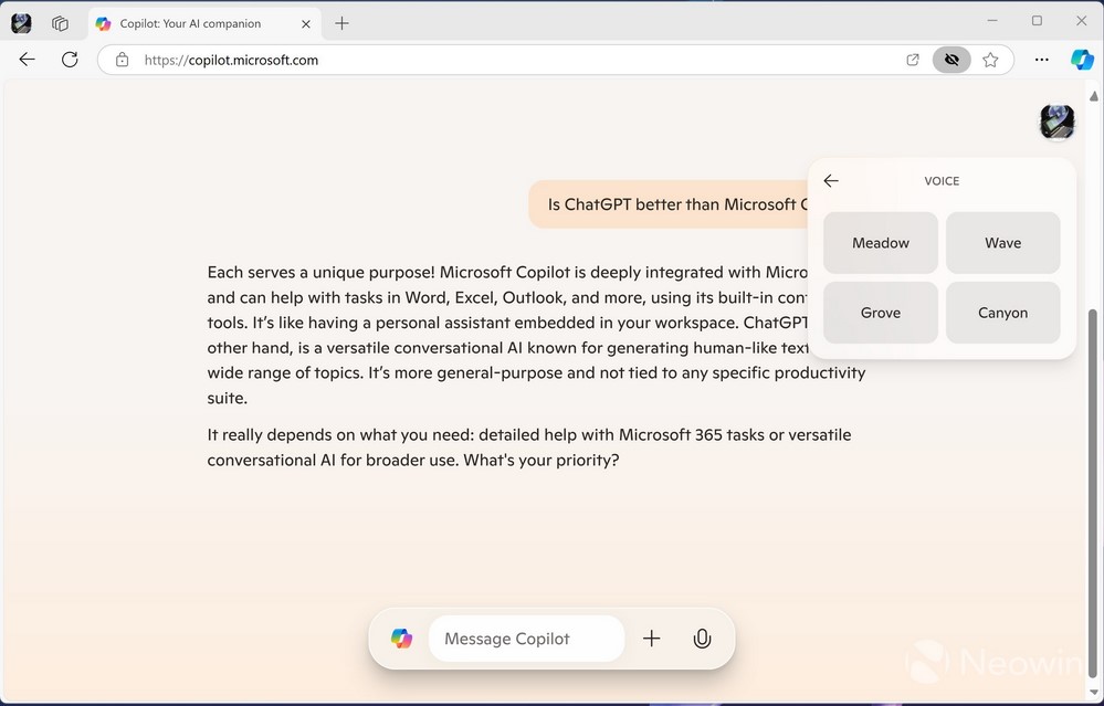 Microsoft Copilot z mocno odmienionym obliczem