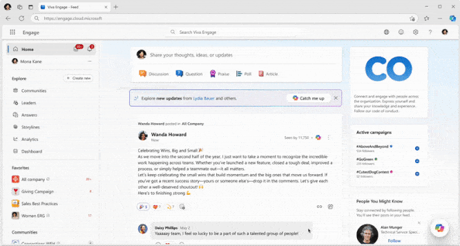 Microsoft 365 Copilot w Viva Engage