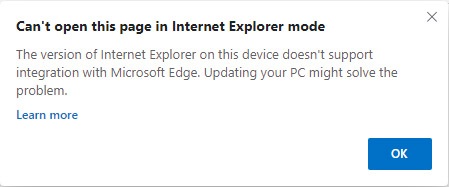 Enable IE Integration