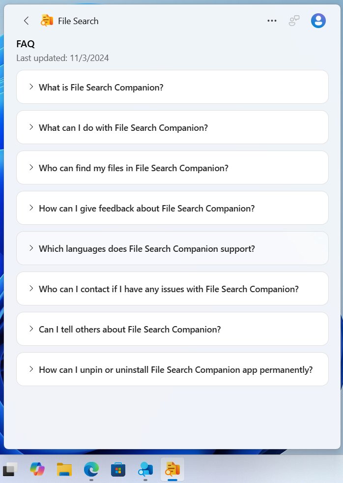 File Search Companion pomoże wyszukiwać pliki na Windows 11