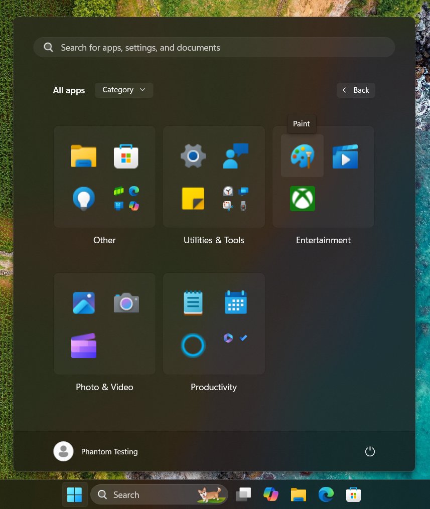 Nowy układ menu Start testowany w Windows 11 Insider Preview