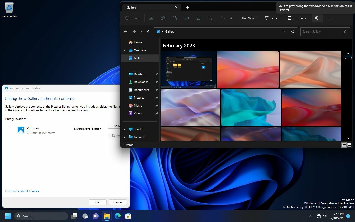 Galeria w Windows 11