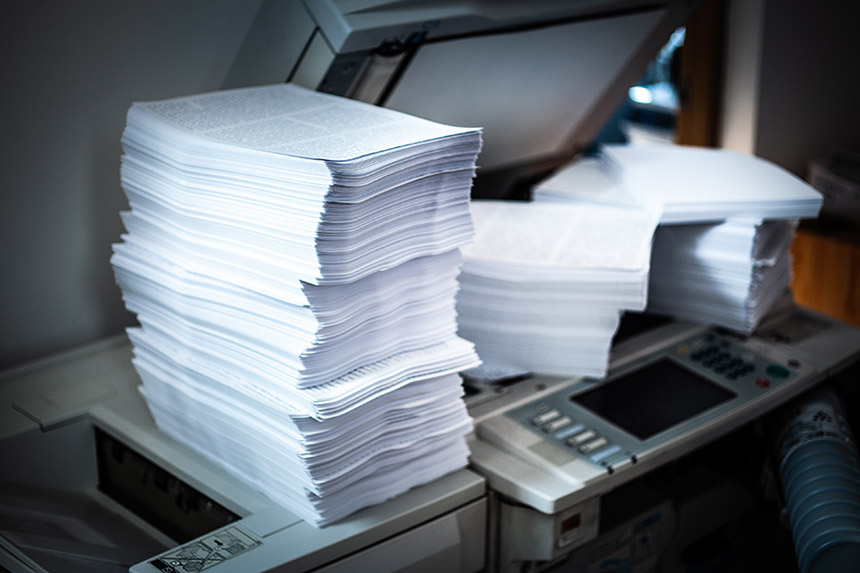 Papier do drukarki - oszczędzanie i ekologia