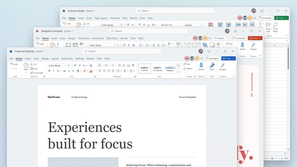 Microsoft Office 2021 — odświeżony wygląd
