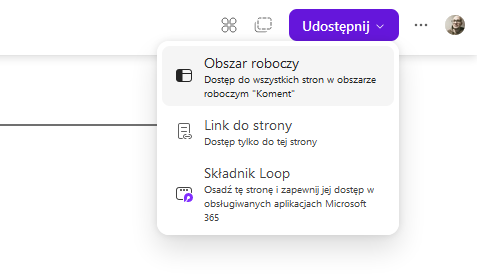 Dołączanie do obszarów roboczych Microsoft Loop teraz poprzez link