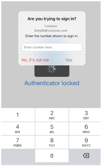 Microsoft Authenticator - logowanie