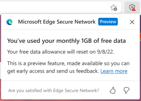 Microsoft Edge Secure Network - ikona