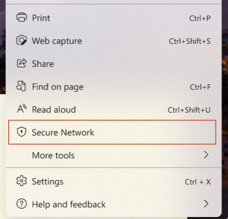 Microsoft Edge Secure Network - jak włączyć VPN?