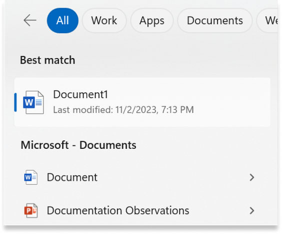 Microsoft Search w Windows i Edge
