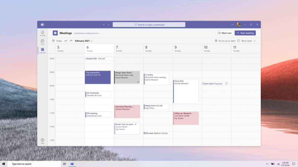 Kalendarz w Microsoft Teams Essentials