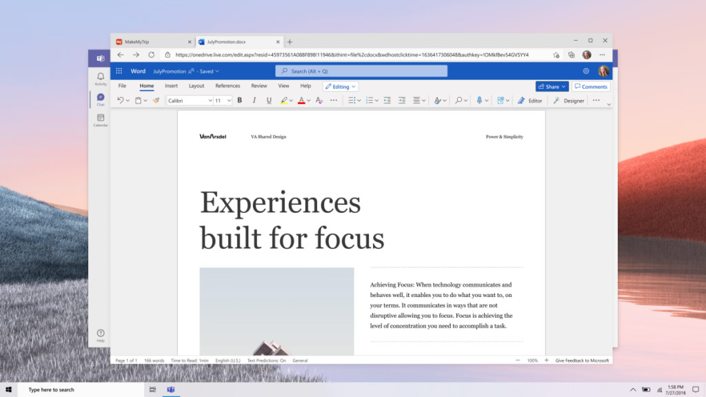 Edytowanie plików Office w Microsoft Teams Essentials