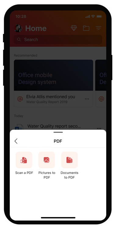 PDF w Office na iOS