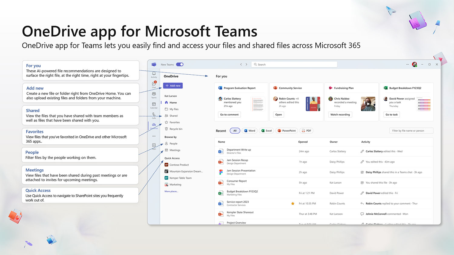 OneDrive w Microsoft Teams - pliki