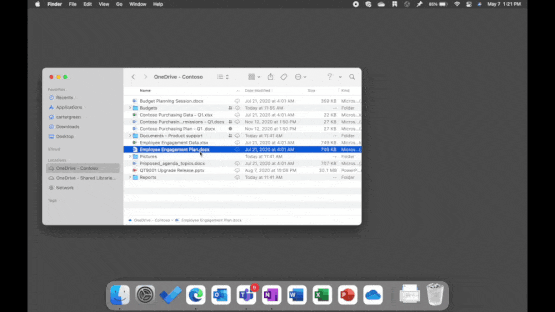 OneDrive na Mac
