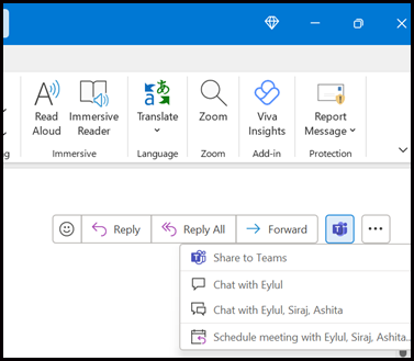 Outlook - Teams