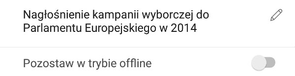 Panel narzędziowy aplikacji OneDrive