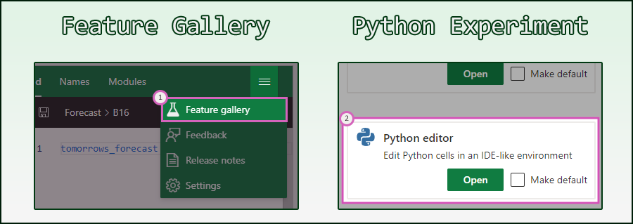Python Editor w Excel Labs