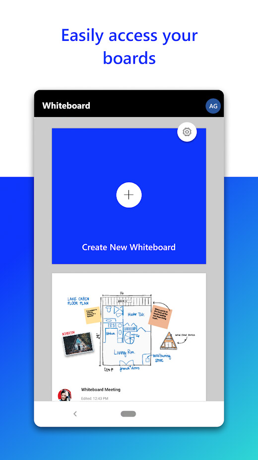 Whiteboard na Androida