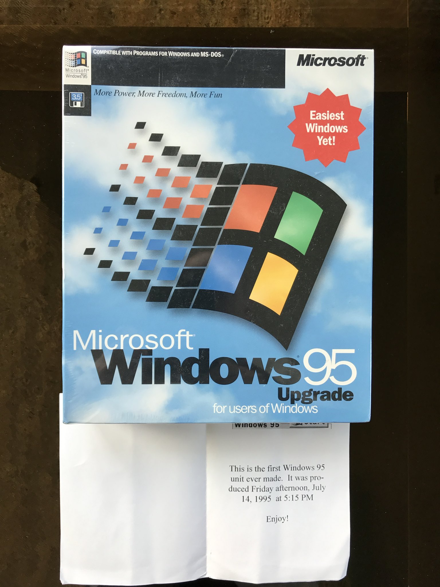 Pierwsza kopia Windows 95