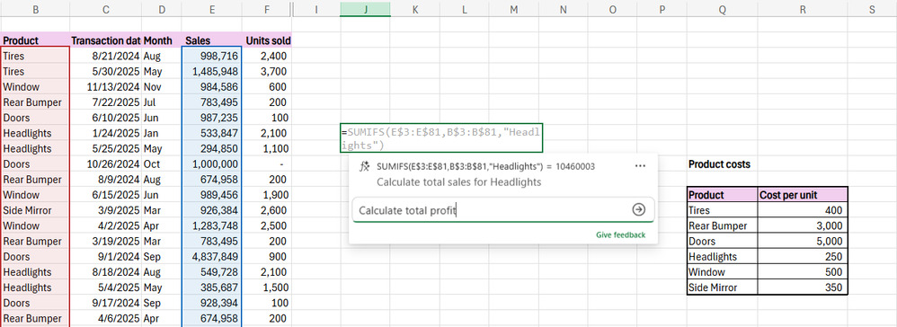 Pisanie formuł Excela językiem naturalnym. Teraz to możliwe z Copilotem