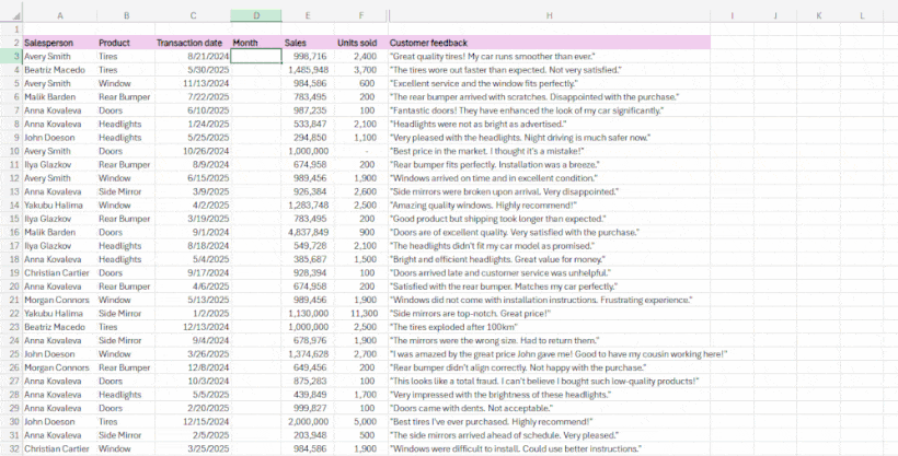 Pisanie formuł Excela językiem naturalnym. Teraz to możliwe z Copilotem