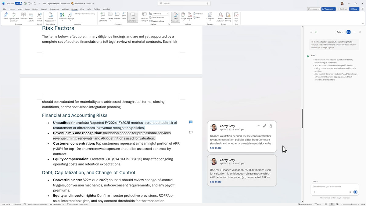 Copilot w Word z nowymi narzędziami do edycji i automatyzacji