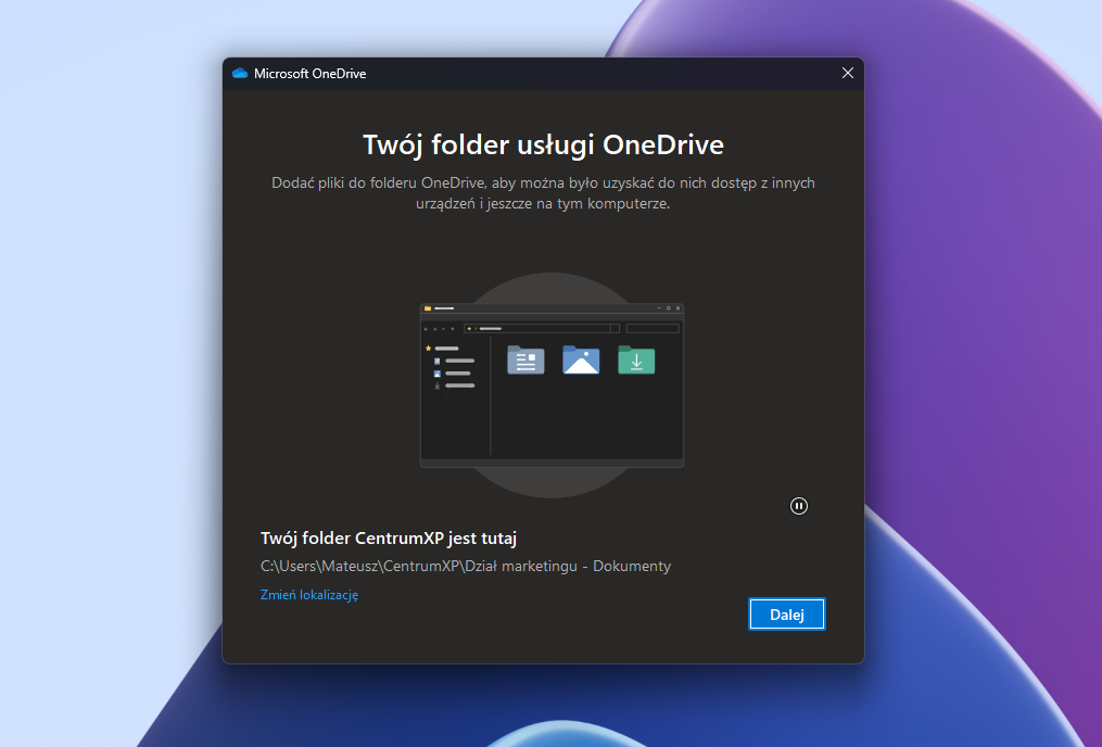 Jak połączyć pliki z OneDrive z systemem Windows?