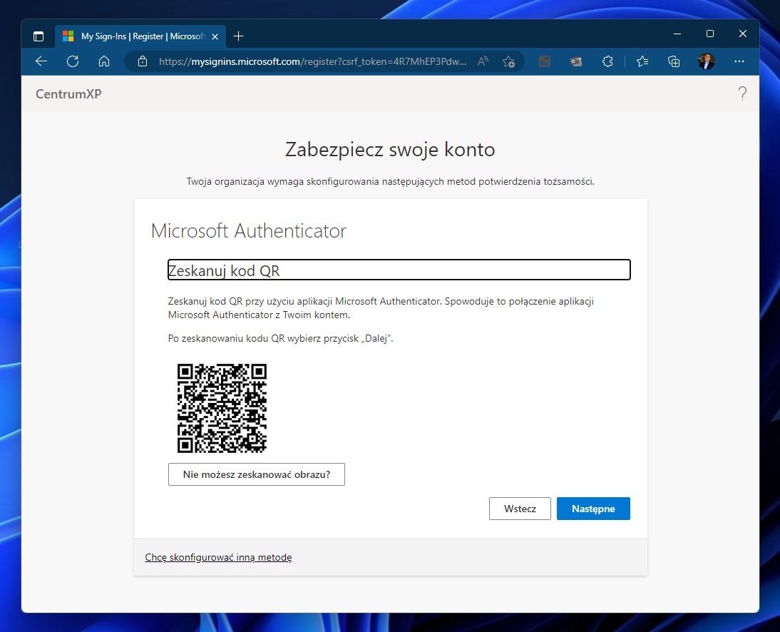 Jak przejść przez Microsoft Authenticator?