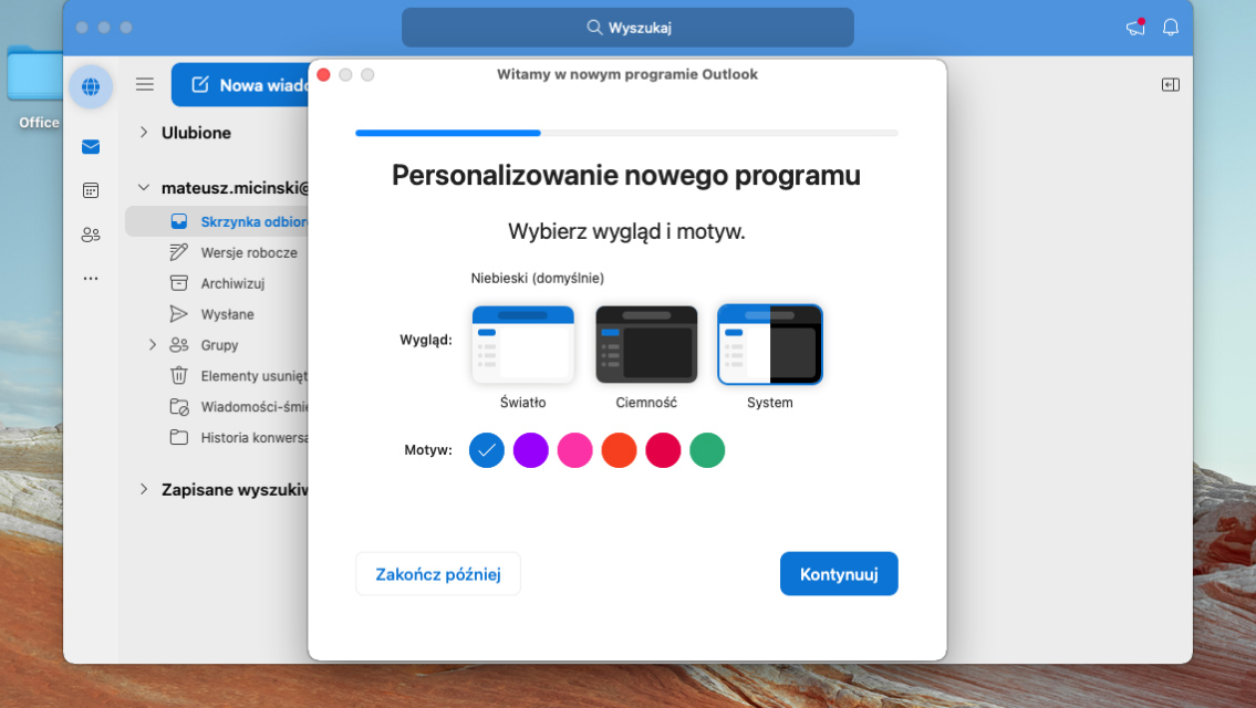 Jak skonfigurować konta pocztowe w Outlook na macOS?