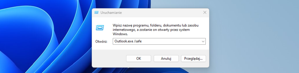  Jak uruchomić aplikację Outlook w trybie awaryjnym