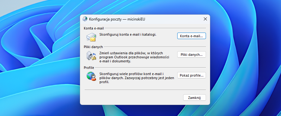 Jak utworzyć nowy profil pocztowy w Outlooku?