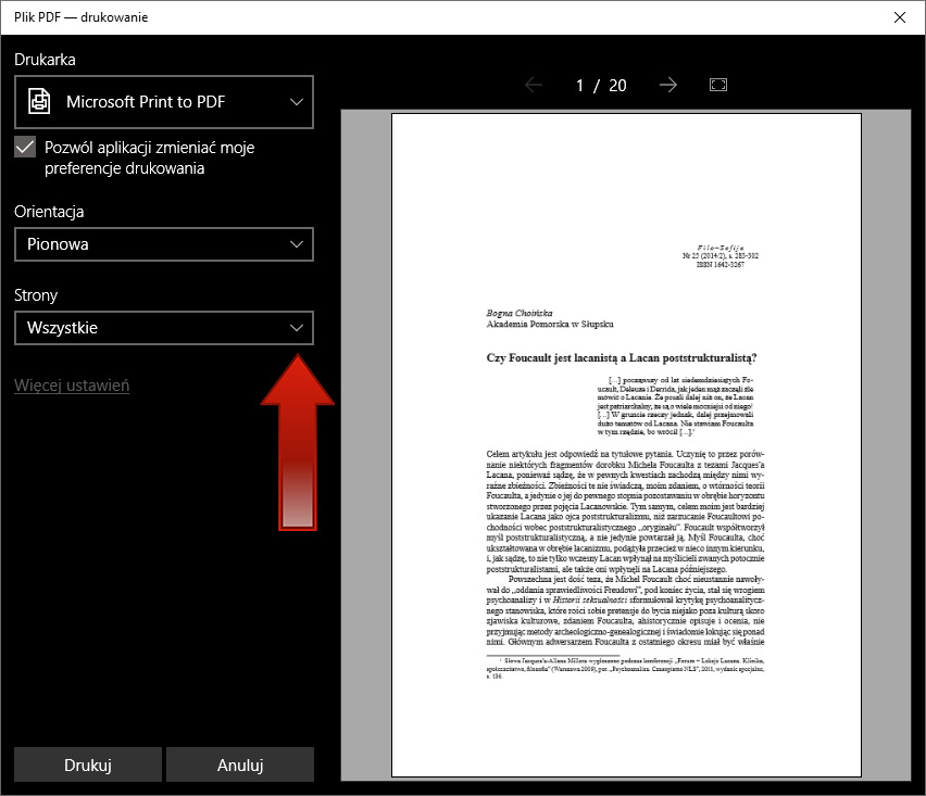 Jak wyciąć strony z pliku PDF
