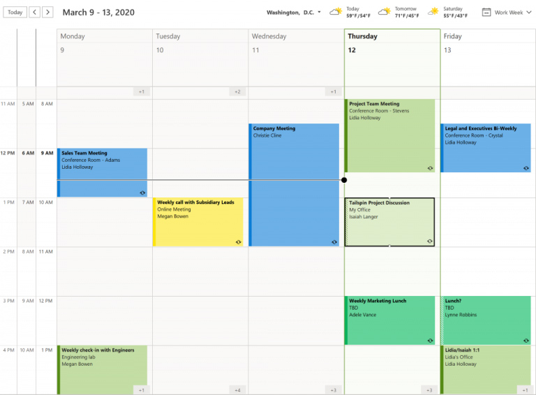 Outlook - Kalendarz