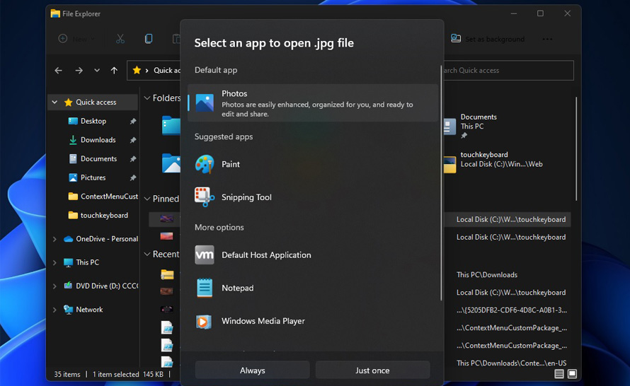 Ważny panel Windows 11 otrzymał wygląd w stylu Fluent Design
