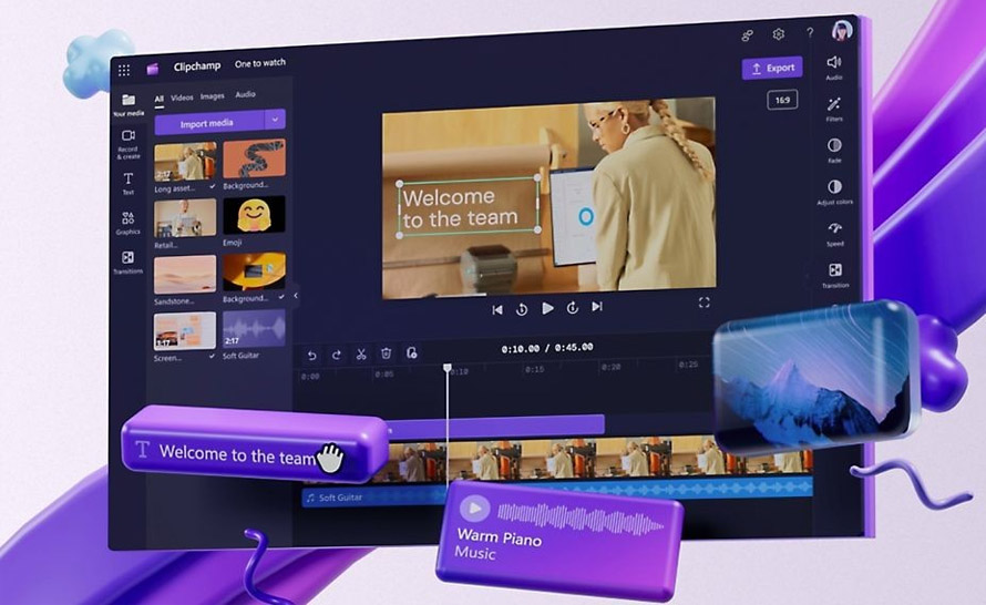 Clipchamp także dla komercyjnych użytkowników Microsoft 365