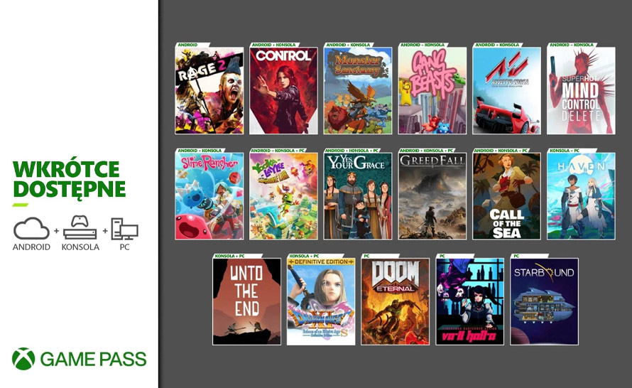 17 nowych gier zmierza do Xbox Game Pass na PC, konsole i Androida