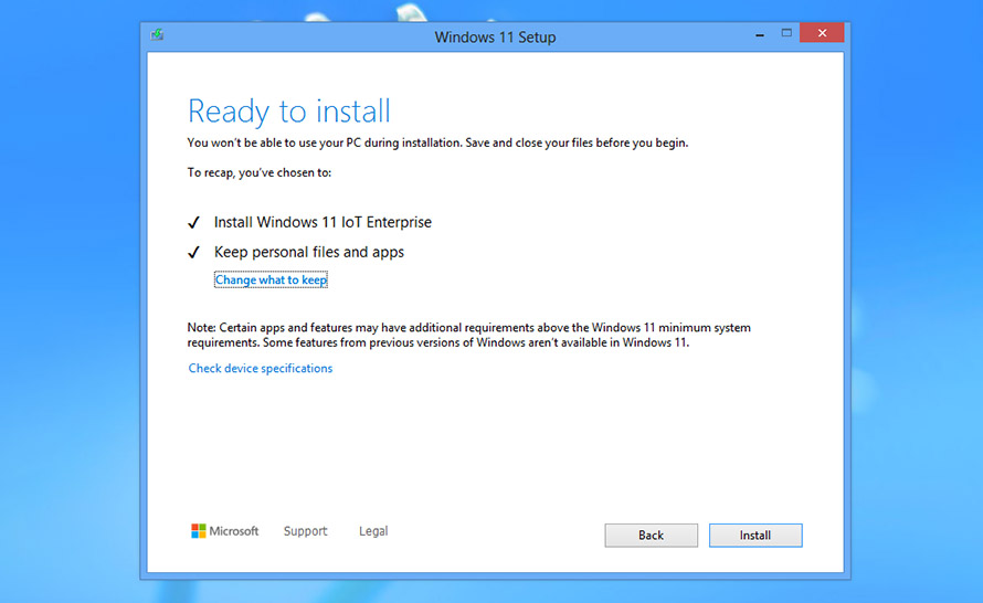 Bezpośredni upgrade z Windows 8 do Windows 11 jest możliwy