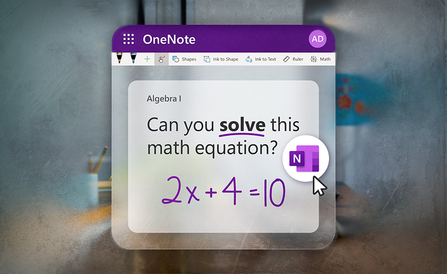 Copilot w OneNote z obsługą pisma odręcznego