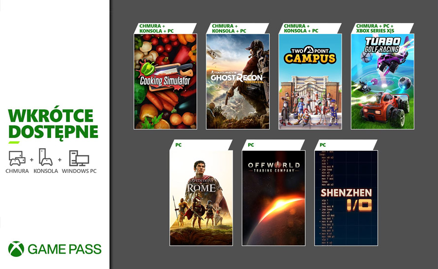 Pierwsza sierpniowa aktualizacja Xbox Game Pass