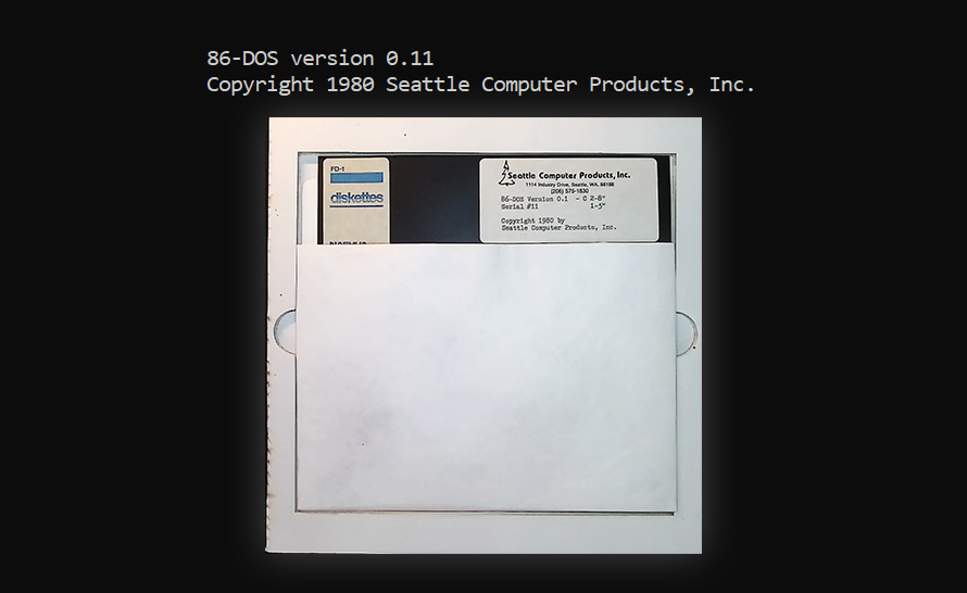 Najstarsza znana wersja 86-DOS z 1980 r. trafiła do Internetu