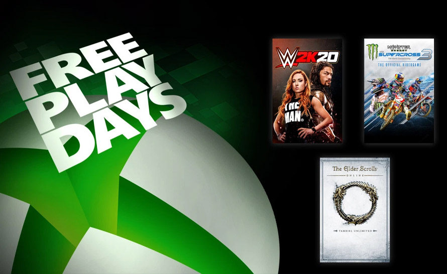 WWE 2K20, The Elder Scrolls Online i Monster Energy Supercross 3 za darmo w Xbox Live