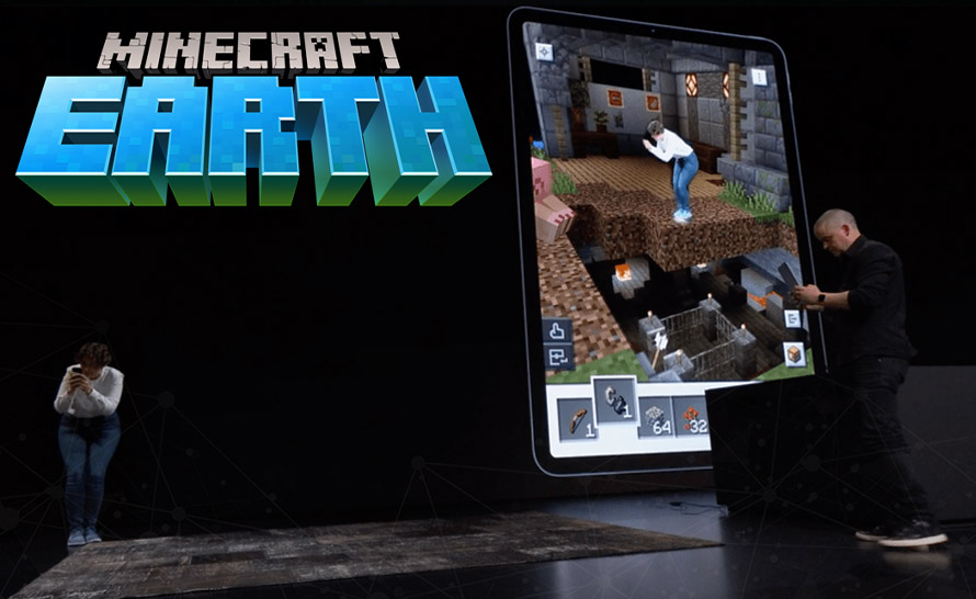 Pierwszy pokaz Minecraft Earth na Apple WWDC 2019